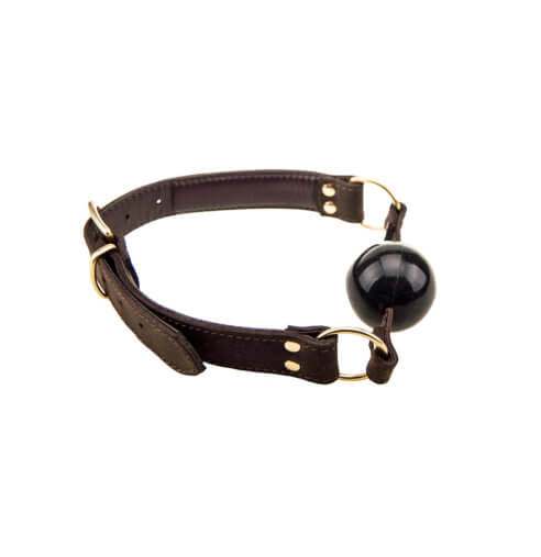 BOUND Nubuck Leather Solid Ball Gag suukappale