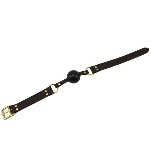 BOUND Nubuck Leather Solid Ball Gag suukappale