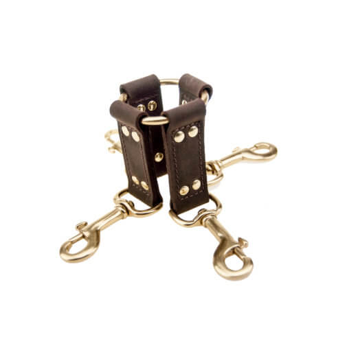 BOUND Nubuck Leather 4 Way Hog Tie - intimi