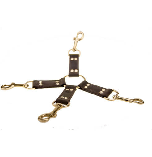BOUND Nubuck Leather 4 Way Hog Tie - intimi