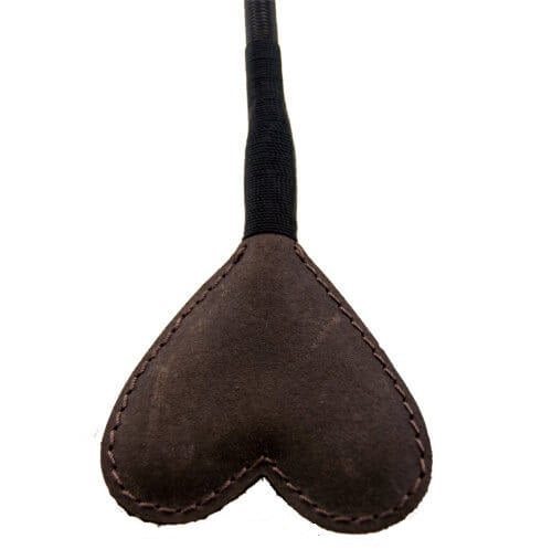 BOUND Nubuck Leather Heart-Shaped Crop BDSM-väline