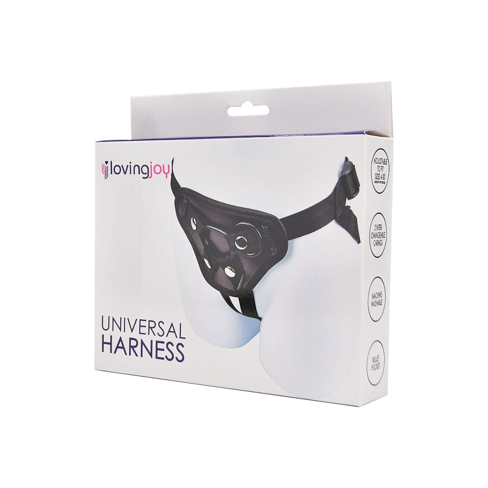 Loving Joy Universal Black Harness strap-on