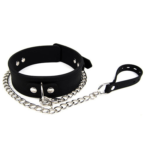 Bound to Please Silicone Collar and Lead Set - intimi