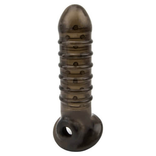 Loving Joy Boss Textured Penis Sleeve with Ball Loop penissuojus | intimi.fi