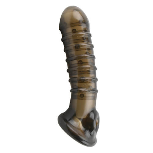 Loving Joy Boss Textured Penis Sleeve with Ball Loop penissuojus