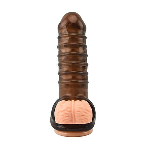 Loving Joy Boss Textured Penis Sleeve with Ball Loop penissuojus