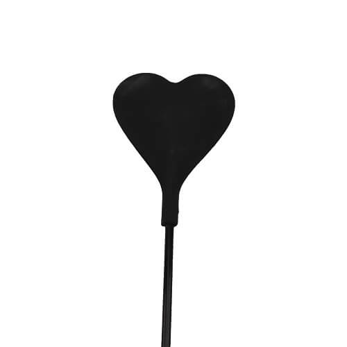 Bound to Please Silicone Heart Shaped Crop with Feather T... BDSM-väline