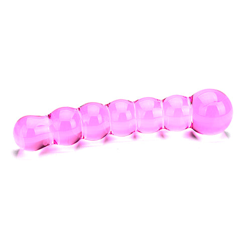 Spectrum Ribbed Glass Dildo - intimi