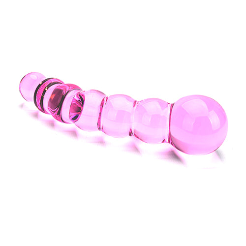 Spectrum Ribbed Glass Dildo - intimi