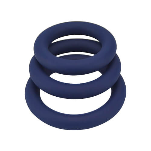 Loving Joy Thick Silicone Cock Rings 3 Pack penisrengas | intimi.fi