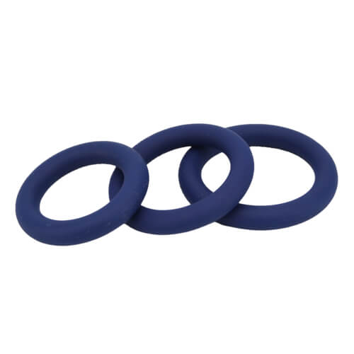 Loving Joy Thick Silicone Cock Rings 3 Pack penisrengas