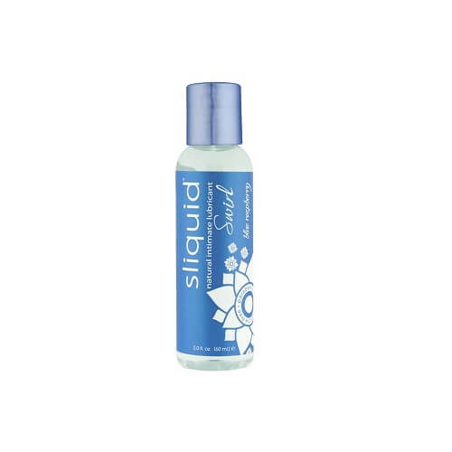 Sliquid Naturals Swirl Flavoured Lubricants-Blue Raspberr... liukuvoide | intimi.fi