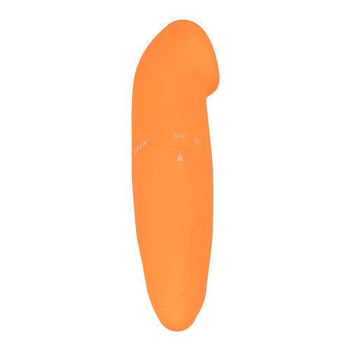 Loving Joy Mini G-Spot Vibrator in orange, compact personal massager designed for targeted G-spot stimulation.