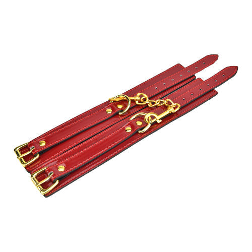 Bound to Please Red Ankle Cuffs bondage-kahle
