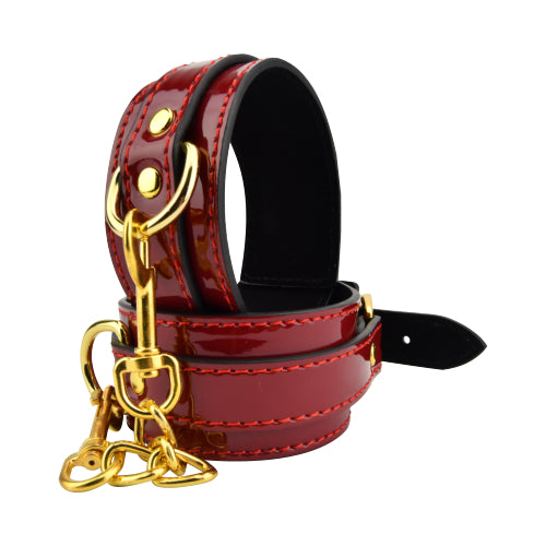 Bound to Please Red Ankle Cuffs bondage-kahle | intimi.fi