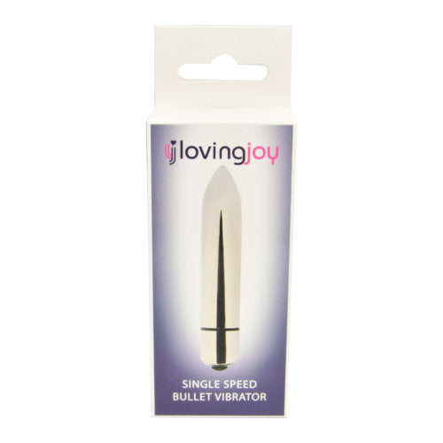 Loving Joy Single Speed Silver Bullet Vibrator - intimi