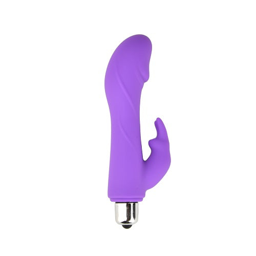 Loving Joy 7 Function Silicone Mini Rabbit Bullet Vibrator - intimi