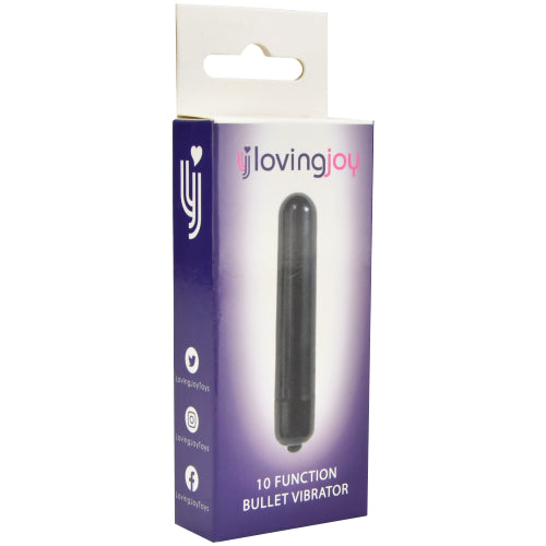 Loving Joy 10 Function Obsidian Bullet Vibrator bullet-vibraattori