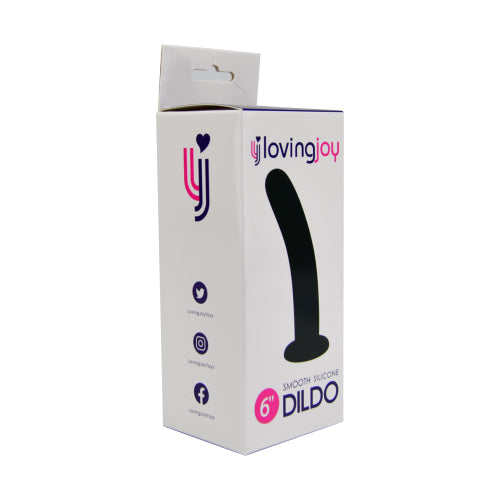 Loving Joy Smooth Silicone Dildo 6 Inch - intimi