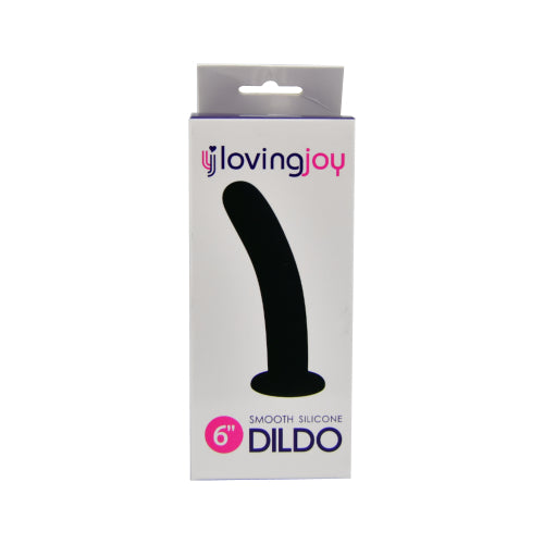 Loving Joy Smooth Silicone Dildo 6 Inch - intimi
