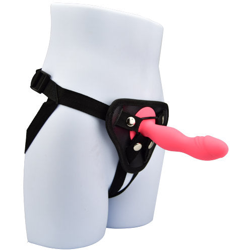 Loving Joy 6 Inch Silicone Dildo with Suction Cup Pink imukkadildo