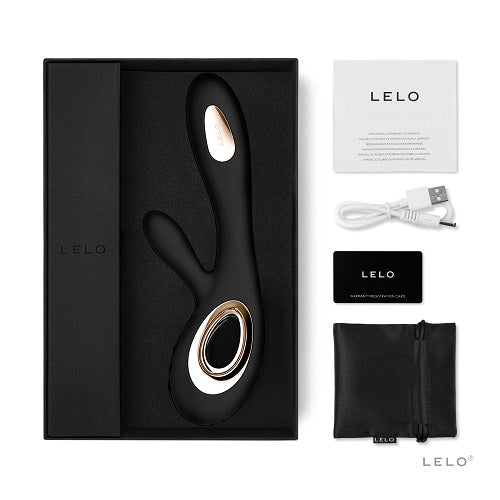 Lelo Soraya Wave Dual Action Vibrator Black pupuvibraattori