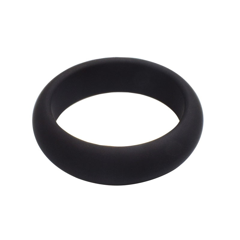 REV silicone cock ring, 42mm, made of flexible material, designed for comfort and enhancement during intimacy.