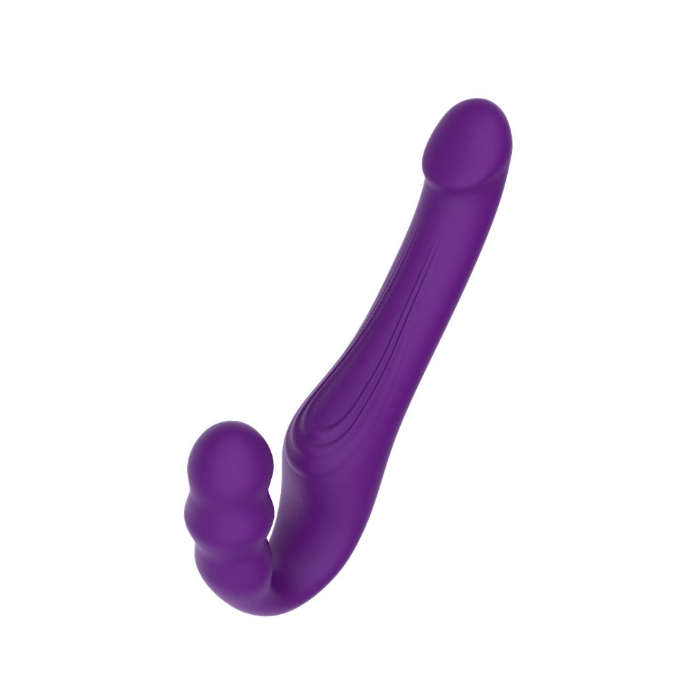 Mina Echo remote vibrating strapless strap-on featuring a sleek design and ergonomic shape for enhanced pleasure.