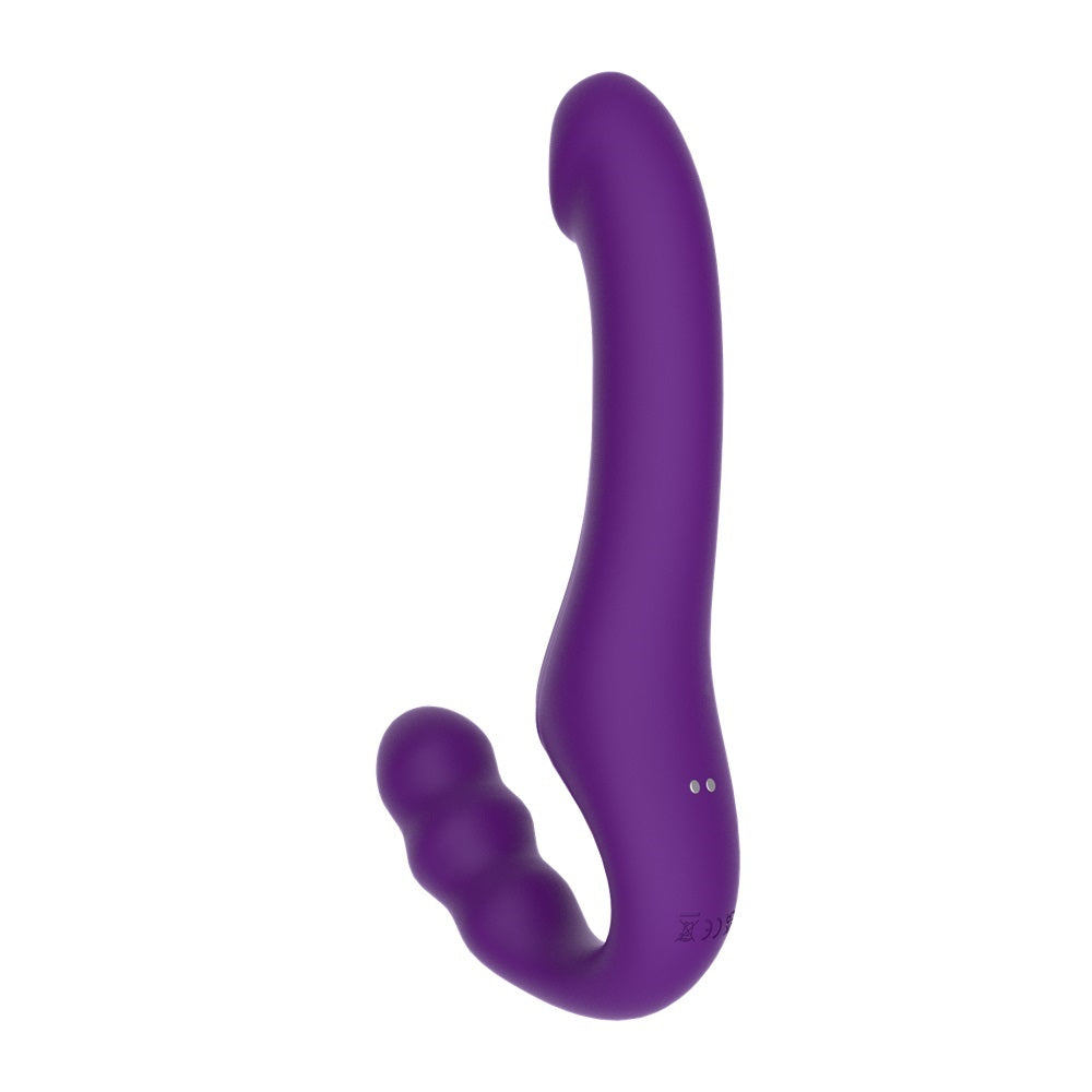 Mina Echo remote vibrating strapless strap-on with sleek design and ergonomic shape for enhanced pleasure.