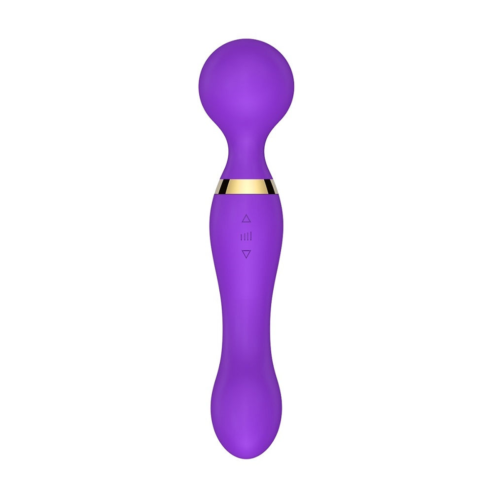 Loving Joy dual-ended wand vibrator with smooth, flexible design and multiple vibration settings, ideal for personal pleasure.