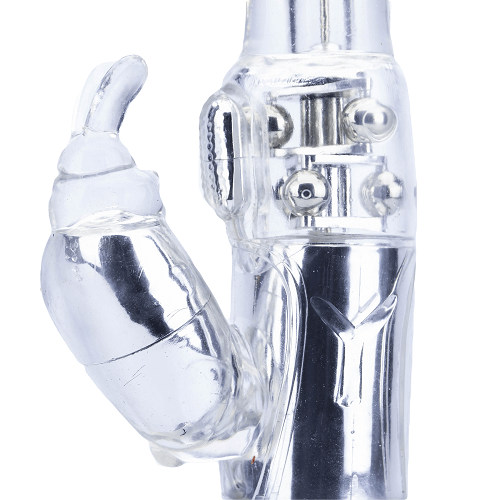 Loving Joy Jessica Rabbit Ultimate XXTRA G Vibrator, a pink rabbit vibrator with dual stimulations and textured design.