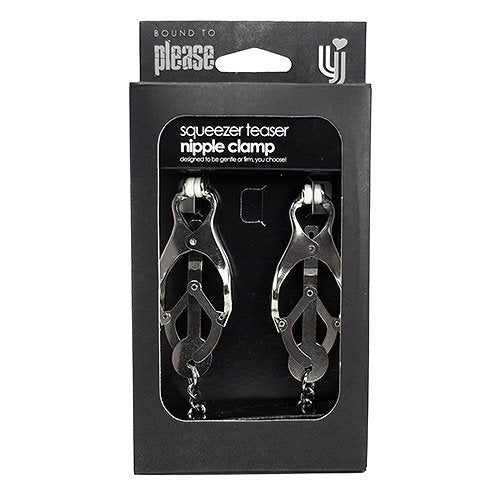 Bound to Please Squeezer Teaser Clover Nipple Clamps with... nännipihdit