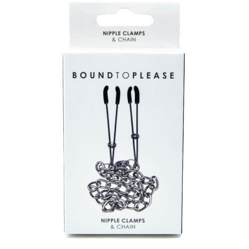 Bound to Please Nipple Clamps & Chain - intimi
