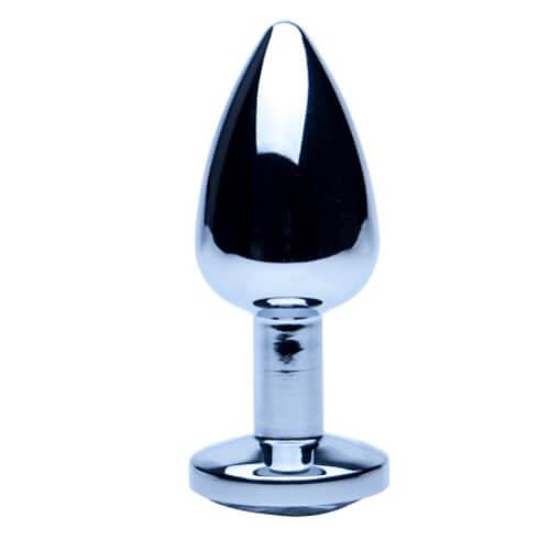 Precious Metals Silver Butt Plug-Small - intimi