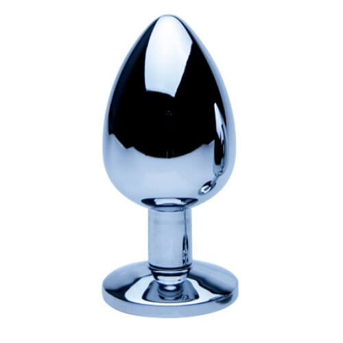 Precious Metals Silver Butt Plug-Large - intimi
