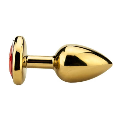 Precious Metals Heart Shaped Butt Plug-Gold anaalitappi