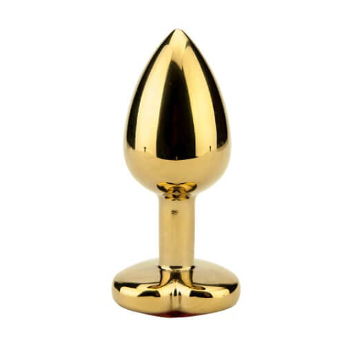 Precious Metals Heart Shaped Butt Plug-Gold anaalitappi