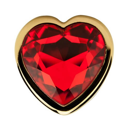 Precious Metals Heart Shaped Butt Plug-Gold anaalitappi